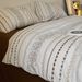 Wholesale INS Japanese Pure Jacquard Four-Piece Bohemian Wabi-Sabi Style Full Yarn-Dyed Washed Cotton 4-Piece Set_maomaolike.com