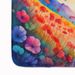 Geraniums In Color Memory Foam Kitchen Mat Machine Washable Anti-Fatigue Mat Cushion Comfort Bath Mat Or Kitchen Rug_maomaolike.com