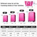 Hardshell Luggage Sets 4 Pcs - Bag Spinner Suitcase With TSA Lock Lightweight-16-20-24-28 Luggages_maomaolike.com