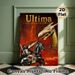 Ultima Dragon & Knight Fantasy Painting Poster, Vivid Dark Fantasy Lava Battle Scene Poster, Captivating Retro Game-themed Art For Game Room, Living_maomaolike.com