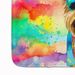 Cairn Terrier Hippie Dawg Memory Foam Kitchen Mat Machine Washable Anti-Fatigue Mat Cushion Comfort Bath Mat Or Kitchen Rug_maomaolike.com