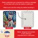 Westie Christmas Reindeer Porcelain Ornament Christmas Tree Hanging Decorations For Home Christmas Holiday, Rectangle, Gift, Multicolor_maomaolike.com