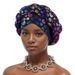New Fashion Temperament Small Print Stamping Fried Dough Twists Braid Hat Muslim Baotou Headband_maomaolike.com