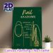 Nail Anatomy Painting Poster, Elegant Dark Green With Golden Line Art Poster, Informative Nail Structure Reference, Suitable For Nail Salons And_maomaolike.com