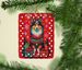 Sheltie Holiday Christmas Porcelain Ornament Christmas Tree Hanging Decorations For Home Christmas Holiday, Rectangle, Gift, Multicolor_maomaolike.com