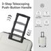 Luggage Sets ABS Hardshell 3pcs Luggage, Lightweight Durable Suitcase Sets Spinner Wheels Suitcase 20''24''28'' (White)_maomaolike.com
