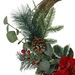 23.5" POINSETTIA/BERRY/EUCALYPTUS HALF Wreath_maomaolike.com
