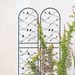 4 Pack Metal Garden Trellis 71" X 19.7" Rustproof Trellis For Climbing Plants Outdoor Flower Support Bird Deco Black_maomaolike.com