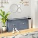 Modern Shoe Rack Bench For Entryway, Storage Organizer With Cushion, 2 Drawers, Adjustable Shelf, Holds 8 Pairs, Gray_maomaolike.com
