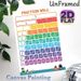 Fraction Wall Themed Painting Poster, Colorful Hand-drawn Fraction Chart Poster, Clear Visual Aid For Learning Fractions, Suitable For Classrooms And_maomaolike.com