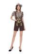 Women's Clothing German Munich Oktoberfest clothing plaid overalls suit Bavaria Ding Dong clothing bottoming shirt_maomaolike.com