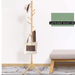 Bedroom Floor-standing Bag Hanging Beech Vertical Solid Wood Living Room Coat Household Hanger Simple Clothes Rack_maomaolike.com