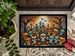 Calaveras Sugar Skulls Spooky Halloween Doormat Front Door Mat Indoor Outdoor Rugs For Entryway, Non Slip Washable Low Pile, 24H X 36W_maomaolike.com