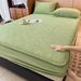 Taffeta Jacquard Waterproof Urine-Proof Bed Sheet Winter Thickened Coral Fleece Cover Simmons Mattress Protector_maomaolike.com