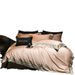 1 Light 140-Count Long-Staple Cotton Four-Piece Set High-End Luxury Solid Color Home High-Value Bedding_maomaolike.com