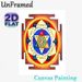 Rama Yantra Painting Poster, Vibrant Traditional Sacred Mandala Poster, Intricate Sanskrit-inscribed Spiritual Artwork, Suitable For Meditation Space_maomaolike.com