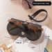 Explosive Simple and Portable Leather Glasses Box Glasses Bag Sunglasses Myopia Glasses Sunglasses Storage Bag Storage Bag_maomaolike.com