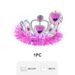 Princess At Large Hair Hoop Girls Birthday Party Fairy Heart Cystal Gorgeous Flower Girl Costume Supplies, Pink_maomaolike.com