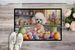 Decorating Easter White Poodle Doormat Front Door Mat Indoor Outdoor Rugs For Entryway, Non Slip Washable Low Pile, 24H X 36W_maomaolike.com
