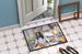 Afghan Hound The Chef Doormat Front Door Mat Indoor Outdoor Rugs For Entryway, Non Slip Washable Low Pile, 24H X 36W_maomaolike.com