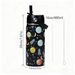 16oz Kids Water Cartoon Animal Children's Cup With Straw Stainless Steel Vacuum Flacks Thermos Bottle Thermal Mug Cups_maomaolike.com