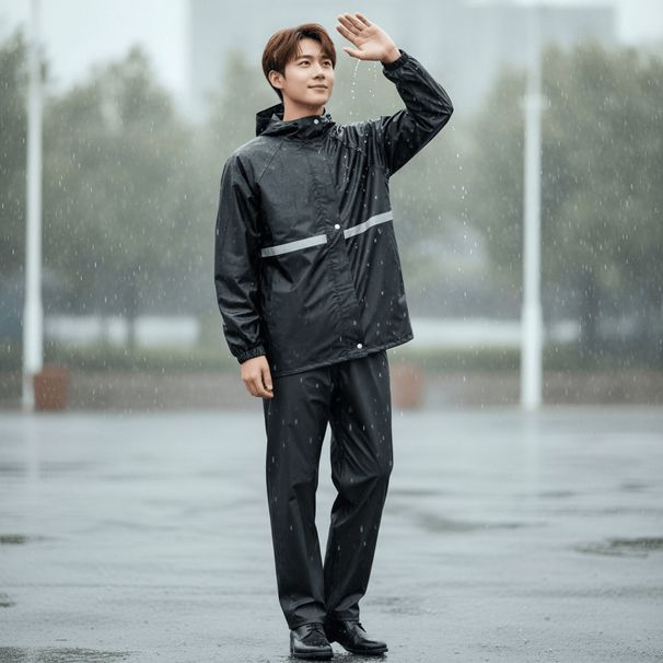 Fishing Raincoat Dusty Rose | Waterproof Hooded Long Jacket Bedroom Outdoor - 850_maomaolike.com
