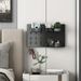 Gold Key Hook With 3 Adjustable Baskets And 3 Hooks For Wall Storage Hanging Plate_maomaolike.com