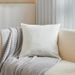 Simple Washed Cotton Solid Color Edge Pillowcase Soft Feel Skin Friendly Home Pillow Cushion Cover_maomaolike.com