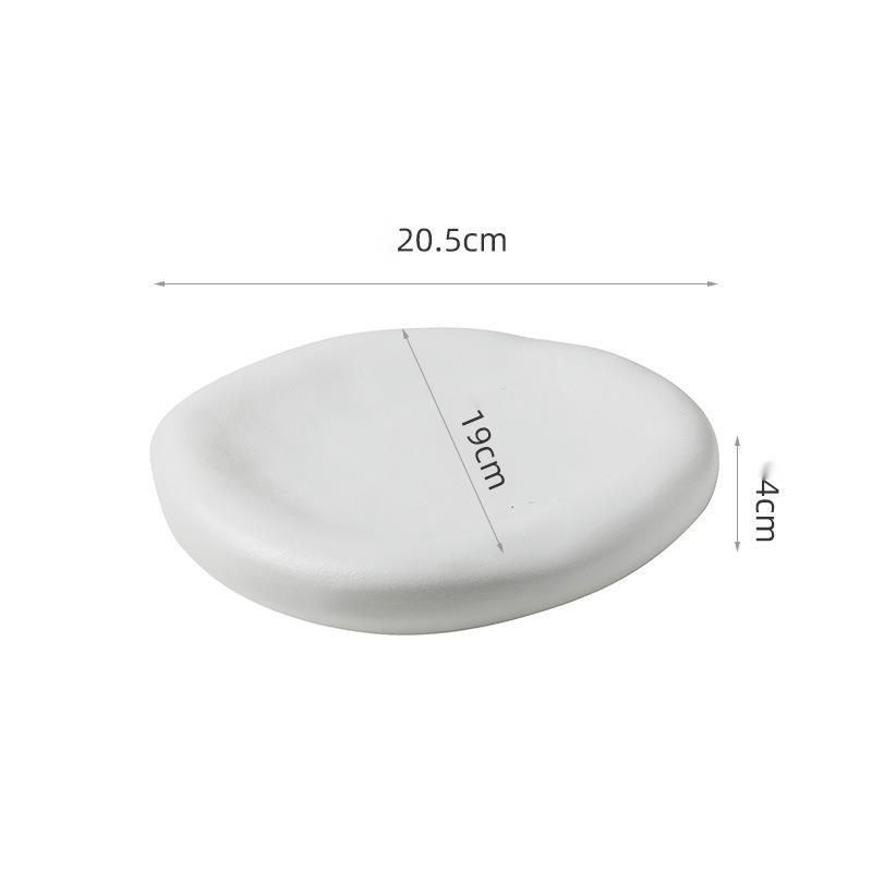Japanese Ceramic Sashimi Cold Creative Dessert Irregular Fine Dish Western Restaurant Plating Plate_maomaolike.com