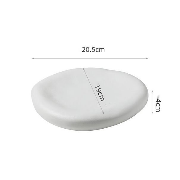 Japanese Ceramic Sashimi Cold Creative Dessert Irregular Fine Dish Western Restaurant Plating Plate_maomaolike.com
