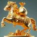 Hot-Selling Wealth-Attracting Golden Horse Stickers For Wall Decoration, Entrance, Glass, Kitchen, Bedside, Bedroom,_maomaolike.com