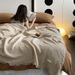 Wholesale INS Japanese Style All-Cotton Crinkle Yarn Tassel Office Nap Vintage Living Room Homestay Decorative Blanket_maomaolike.com