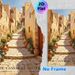 Casbah Of Algiers Alley Painting Poster, Warm-toned Impressionist Mediterranean Lane Poster, Vivid Rustic Architectural View Ideal For Living Room_maomaolike.com