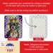 Staffordshire Bull Terrier King Of Mardi Gras Porcelain Ornament Christmas Tree Hanging Decorations For Home Christmas Holiday, Rectangle, Gift, Multicolor_maomaolike.com