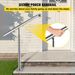 31.5in Outdoor Step Handrail - Suitable For 1 - 2 Steps, Indoor & Outdoor Use. Stainless Steel, Weather - Resistant Metal Rail In White For Porch, Deck And Stairs_maomaolike.com