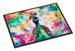 Hippie Animal Peacock Doormat Front Door Mat Indoor Outdoor Rugs For Entryway, Non Slip Washable Low Pile, 24H X 36W_maomaolike.com