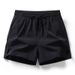 Men's Clothing Summer pants new style ice silk thin fashion casual loose drawstring three-quarter pants men's beach swimming large size shorts_maomaolike.com