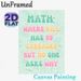 Math Humor Painting Poster, Pastel Colored Retro Typographic Poster, Witty Math-themed Wall Decor Suitable For Classroom, Study Area_maomaolike.com