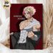 Shidou Ryusei Anime Painting Poster, Dynamic Bandaged Anime Character Art Poster, Stylish Anime Wall Decor Ideal For Bedroom, Living Room And Anime_maomaolike.com