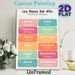 Bilingual Months Of The Year Painting Poster, Colorful Watercolor-style Spanish-English Months Display Poster, Supports Language Learning, Suitable_maomaolike.com