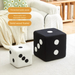 Home Shoe Changing Dice Creative Cushion Teddy Velvet Living Room Entrance Footstool Dice Low Square Stool_maomaolike.com