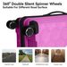 3-Piece Luggage Set Travel Lightweight Suitcases With Rolling Wheels, TSA Lock & Moulded Corner, Carry On Luggages For Business, Trip, (20"/24"/28"), Rose Pink_maomaolike.com