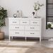7 Drawer Dresser For Bedroom, Storage Cabinet With Metal Handles, Modern Closet Of Drawers For Living Room_maomaolike.com