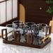 High Temperature Resistant Glass Home Living Room Coffee Table Light Luxury High-end Guest Drinking Water Tea Cup Set_maomaolike.com