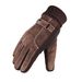 Men's Gloves Pigskin gloves men's winter riding touch screen warm windproof plus velvet thick cotton gloves outdoor riding motorcycle_maomaolike.com
