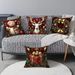Christmas Nordic Throw Pillow Set Festive Holiday Decor For Living Room Sofa & Bed - 45x45cm Linen Cushion Cover With_maomaolike.com