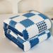 Cloud Mink French Terry Coral Fleece Milk Veet Edged Sofa Office Dormitory Nap Blanket_maomaolike.com