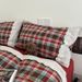Wholesale INS American Retro Plaid Nordic Simple Pure Washed Four-Piece Full Cotton Yarn-Dyed 4-Piece Set_maomaolike.com