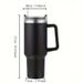 40oz Stainless Steel Tumbler With Straw Lid, Travel Mug For Sports, Fitness, Outdoors,Coffee Cup For Car, Large Capacity Water Bottle,Camping, Driving_maomaolike.com
