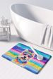 Westie Hippie Dawg Memory Foam Kitchen Mat Machine Washable Anti-Fatigue Mat Cushion Comfort Bath Mat Or Kitchen Rug_maomaolike.com